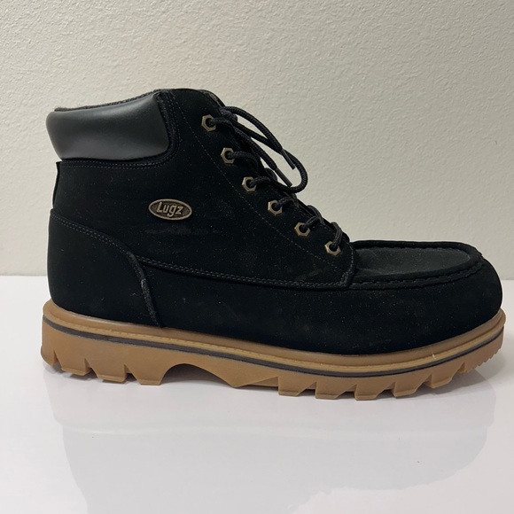 Lugz Warsaw Lace Up Men’s work Safety Shoes Size 13 Black - Picture 2 of 13